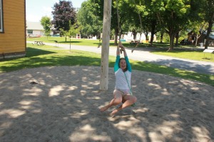 The swinging rope, on the other hand was a lot of fun!